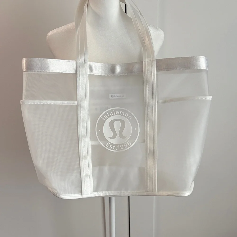 NWT Lululemon Daily Multi- Pocket Mesh Tote Bag 20L - Picture 3 of 10